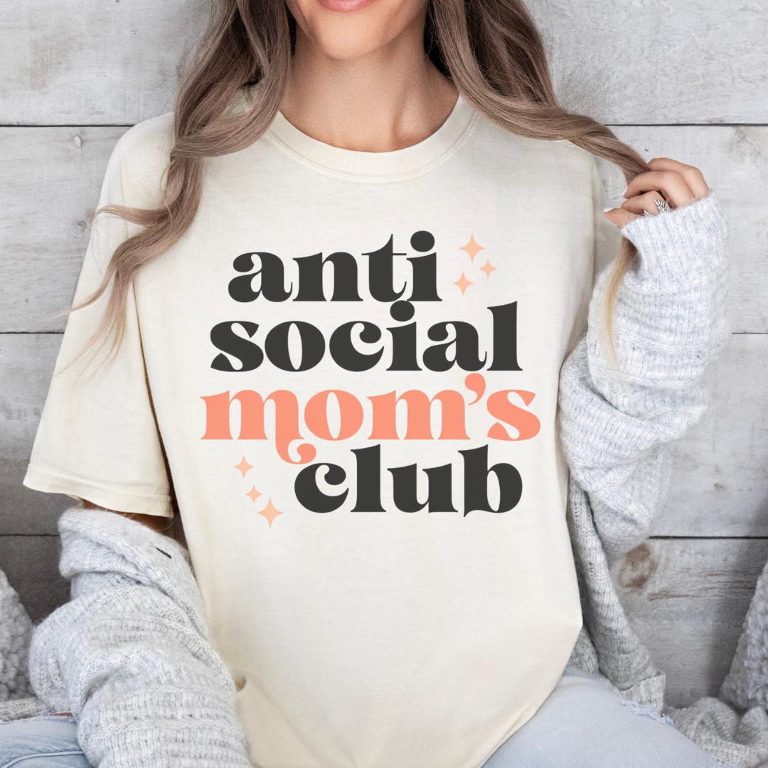 Anti Social Moms Club Tshirt